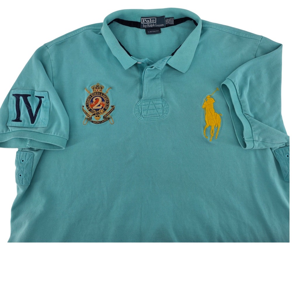 Polo Ralph Lauren County Riders & Jockey Club Big Pony Polo Shirt Size L